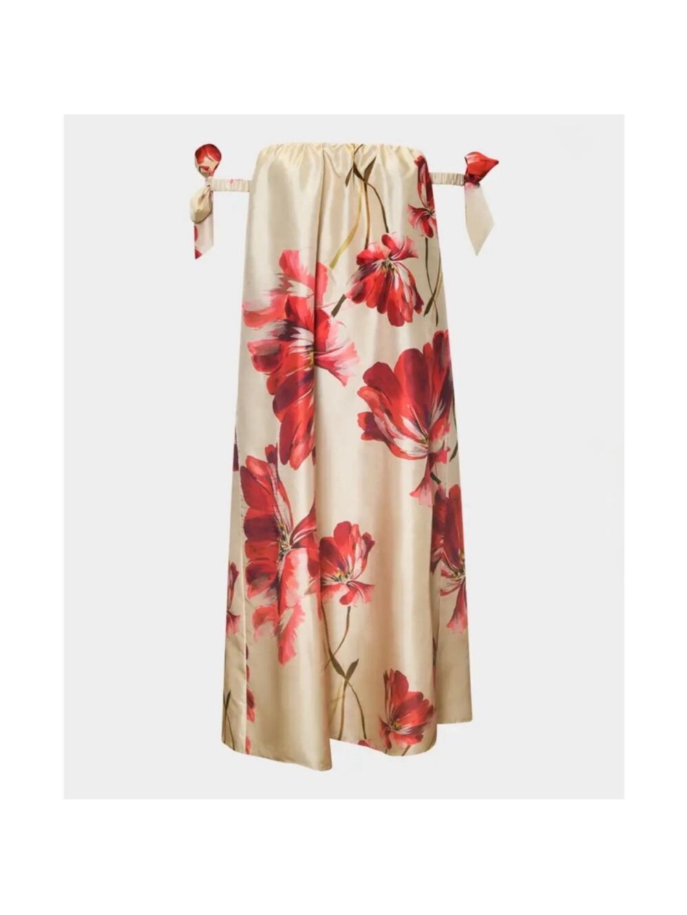 NWT Hutch Anthropologie Iris Off-The-Shoulder Maxi Dress Sz L - Picture 12 of 16